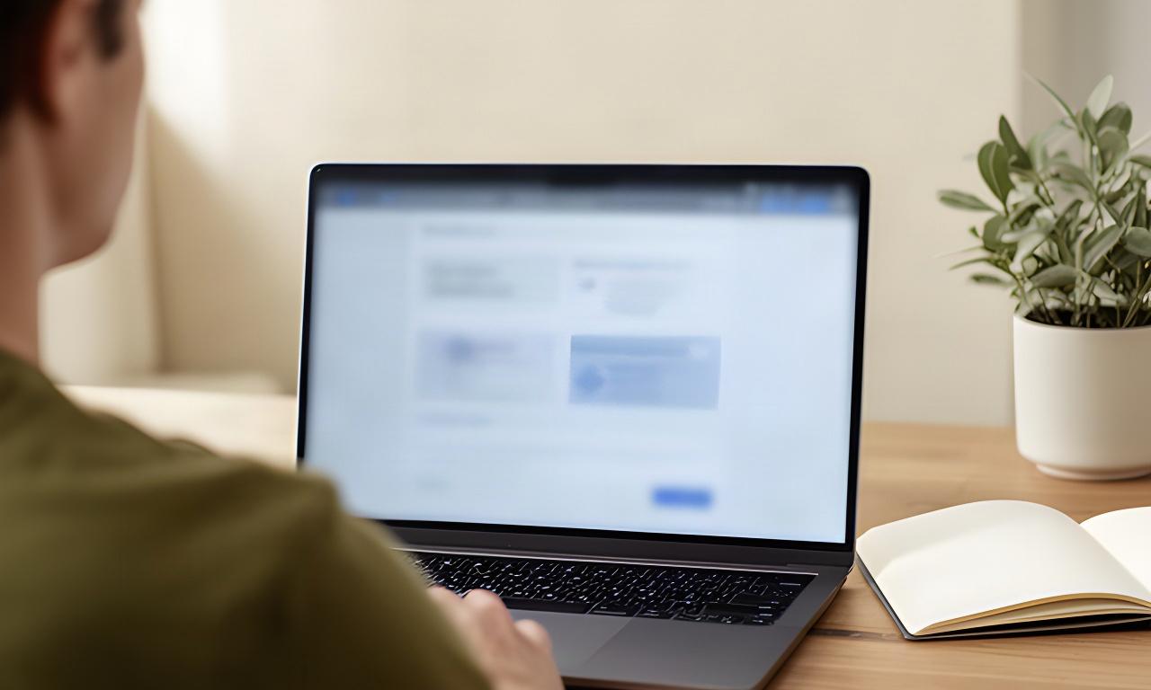 ウェブサイトのプライバシー設定を表示した画面を確認する利用者